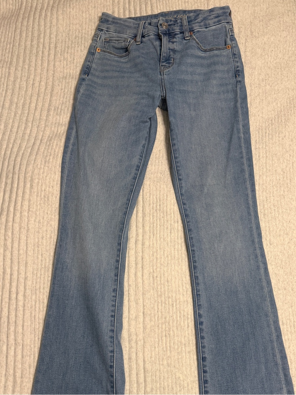 American Eagle Outfitters Light Blue Flare Jeans